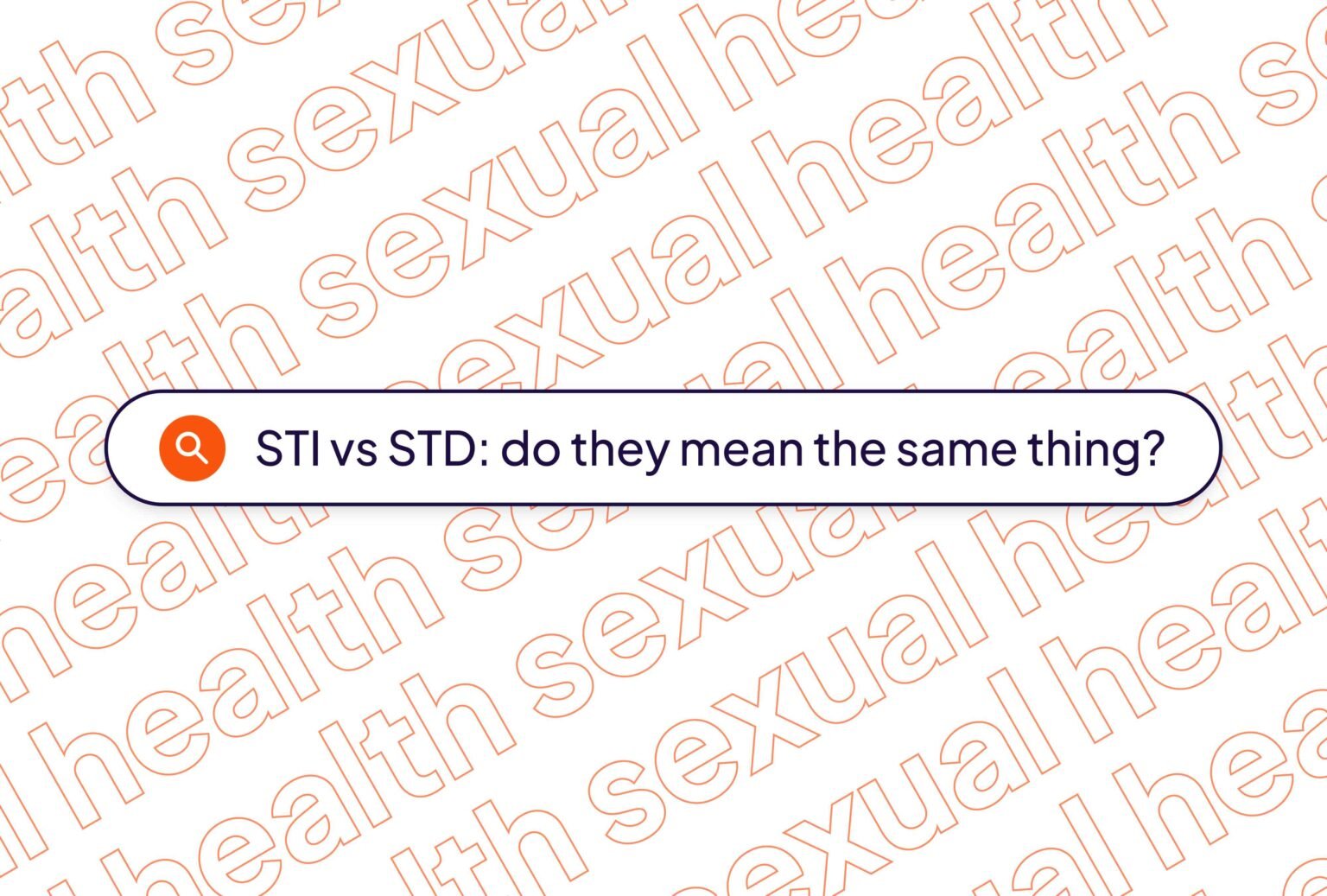 STI vs. STD